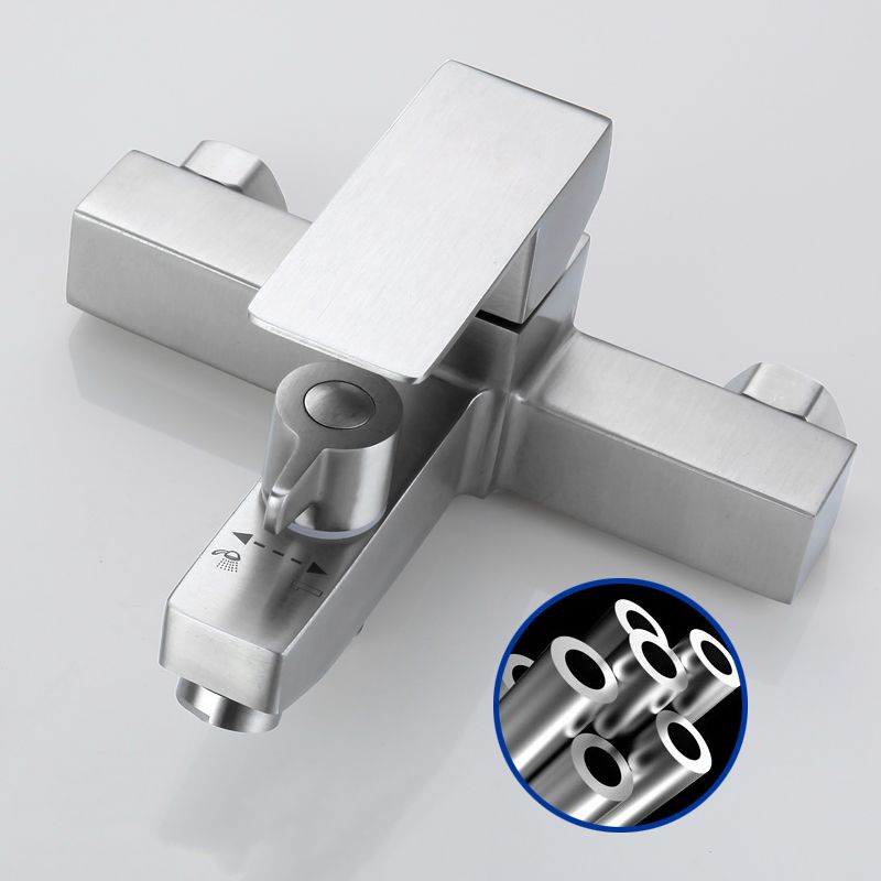 Modern Bathtub Faucet Mounting Kit 304 Stainless Steel Wall Mount Bathroom Faucet