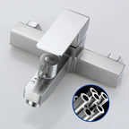 Modern Bathtub Faucet Mounting Kit 304 Stainless Steel Wall Mount Bathroom Faucet
