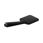 Modern square matte black shower head rainfall shower head combo