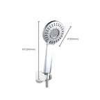 Modern Style Round Handheld Shower Bathroom Metal Wall-Mounted Hand Shower