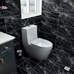 Peel and Stick Vinyl Floor Dark Gloss Vinyl Floor with Square Edge