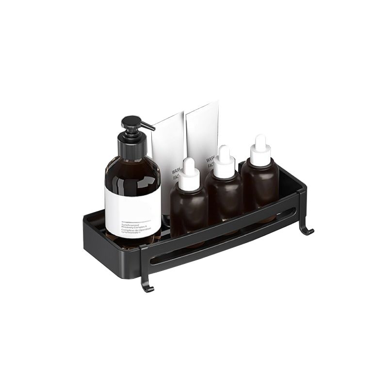 Modern Bathroom Hardware Set Bathroom Shelf Silver/Black Bathroom Accessories Set
