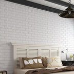 Back Wall Panels 3D Embossing Peel and Stick Wall Covering for the Living Room