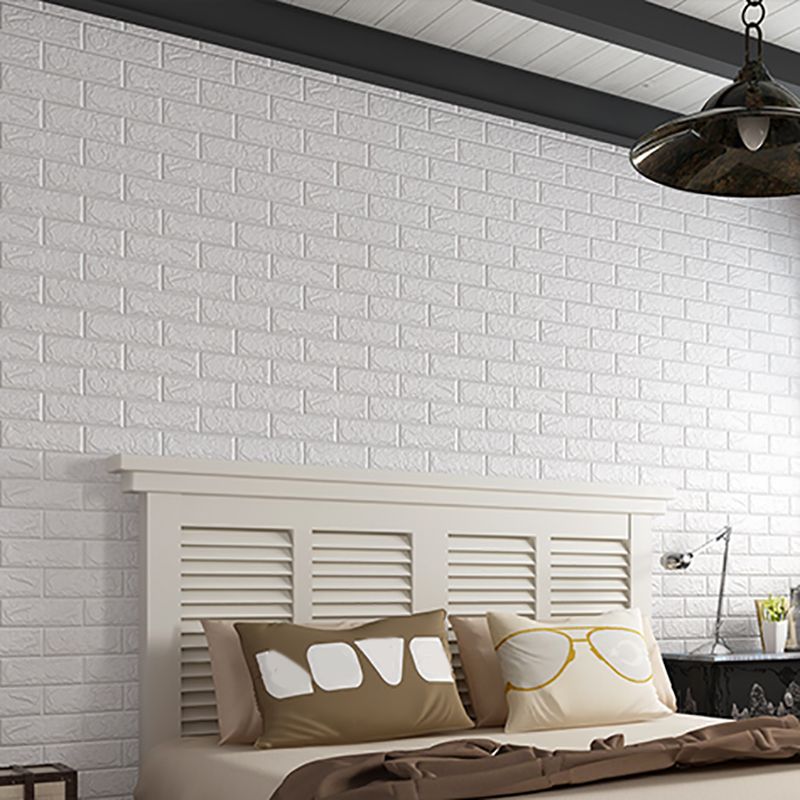 Back Wall Panels 3D Embossing Peel and Stick Wall Covering for the Living Room