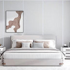 Acoustic wall cladding Solid color Peelable and press foam living room wall panel