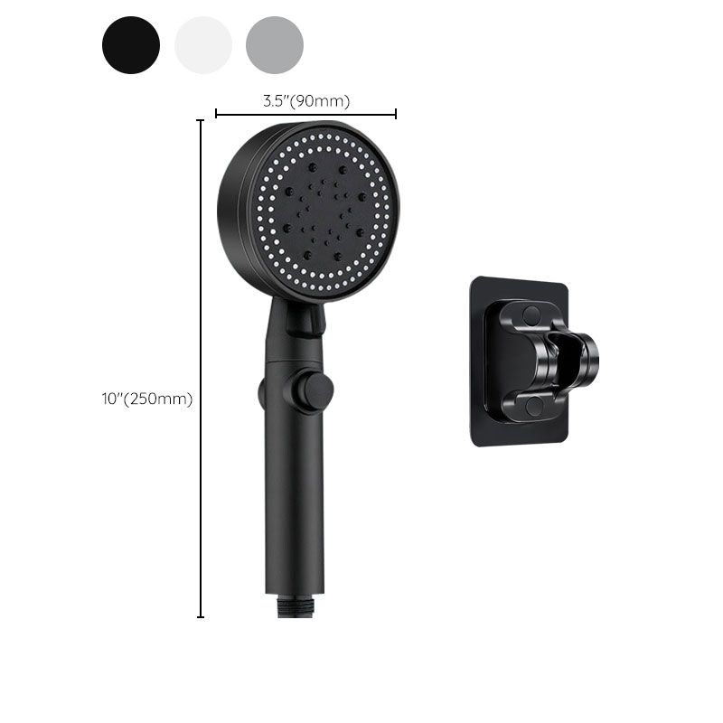 Contemporary Showerhead Combination Handheld Shower Plastic Wall Mount Round Showerhead