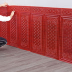 Wall Panel 3D embossed Peel and Stick waterproof back panels for living room