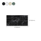 Peel and Stick Vinyl Floor Dark Gloss Vinyl Floor with Square Edge