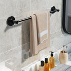 Aluminum Bathroom Hardware Set Black Bathroom Accessories Kit Towel Holder