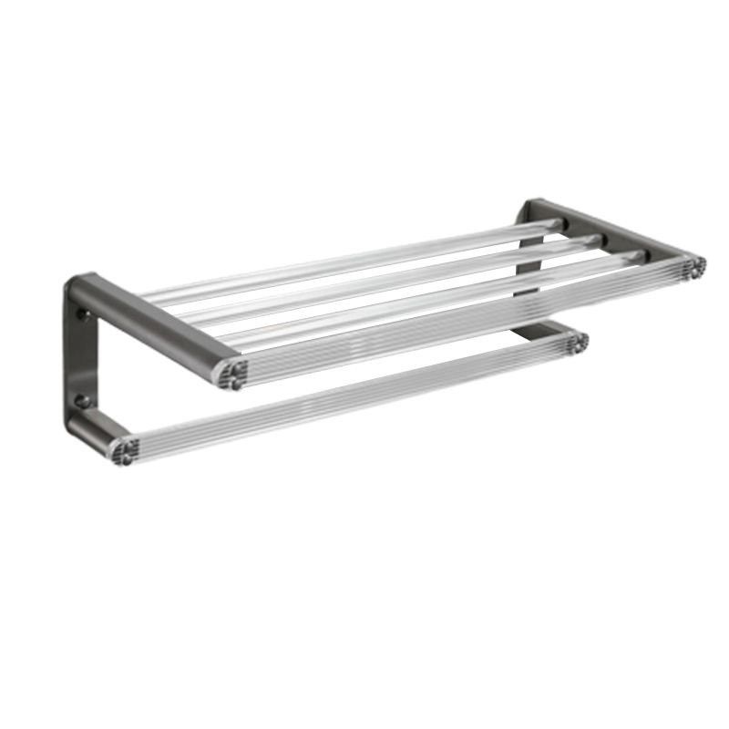 Modern Bathroom Set Gray Towel Rack Bathroom Shelf Bathroom Accessories Set