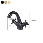 Bathroom Accessories Faucet Double Cross Handle Low Arc Industrial Sink Faucet