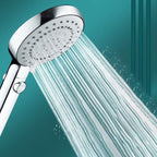 Contemporary Showerhead Combination Rainfall Chrome Wall Mount Showerhead