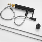 Lever handle faucet Glam Style with swivel spout for the bathroom