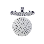 Contemporary Fest Shower Head Round Shower Head Combo in Silver