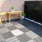 Floor Bullnose Click Lock Wire Brushed Wood Tiles