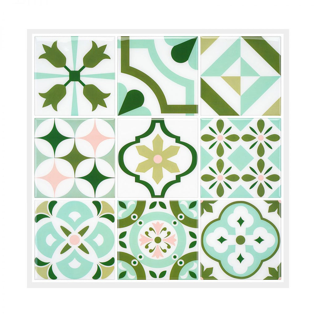 Mosaic tile peel & stick Modern plastic tile peel & stick