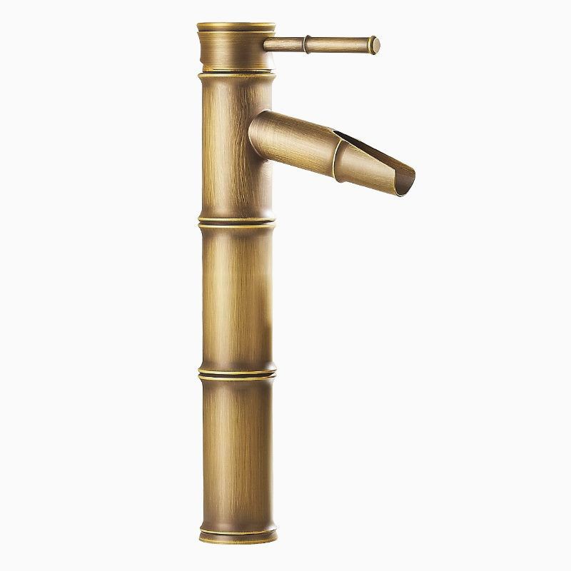 A hole water tap country sink bathroom faucet with single lever handle