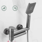 Wall-mounted metal bathtub faucet low arch single lever bathtub faucet trim
