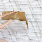 Industrial Wall Panel, 3D Brick Bathroom Wall Panels Set of 2