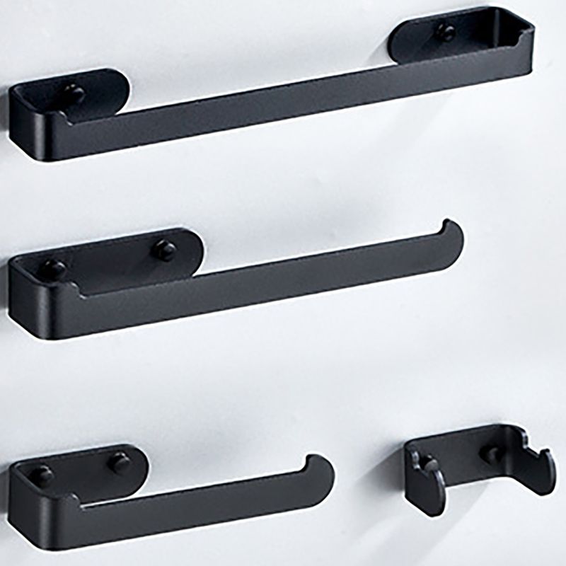 Aluminum Alloy Bathroom Set 4-Piece Modern Style Bathroom Hardware Set