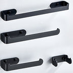 Aluminum Alloy Bathroom Set 4-Piece Modern Style Bathroom Hardware Set