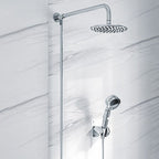 Contemporary Shower Head Combination Polished Stainless Steel Ceiling Mounted Shower Head