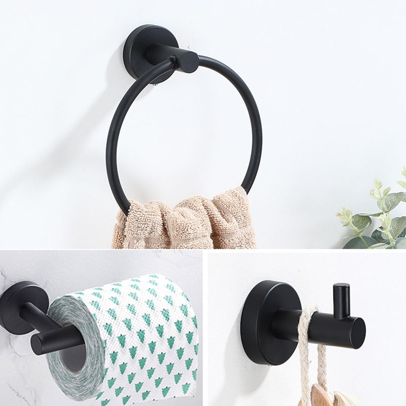 Stainless Steel Bathroom Set 3-piece Modern Style Simple Bathroom Accessories Set