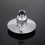 Round Shape Shower Head Modern Swiveling Wall Mounted Fixed Shower Head