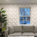 Modern Style PVC Wall Panel Living Room Peel and Stick Wall Covering 3D Wall Covering