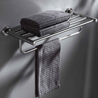 Modern Bathroom Accessories Bathroom Shelf Towel Bar Stainless Steel Bathroom Accessory Set