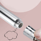 Contemporary Shower Head Combination Handheld Shower Plastic Wall Mounted Silver Shower Head