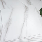 Peel & Stick Vinyl Floor Lightweight Vinyl Floor with Marble Look
