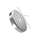 Round Pressure Regulated Rain Shower Head Wall Mount Adjustable Shower Head