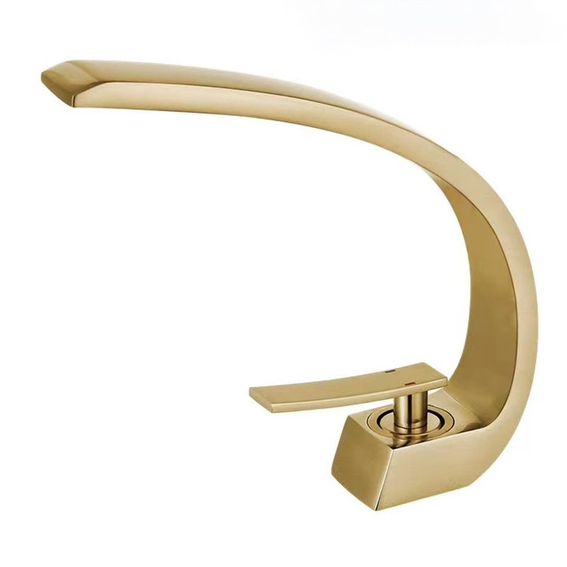 17 cm High Basin Faucet Luxury 1 Hole Basin Faucet Cubic Bathroom Faucet