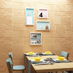 Modern PVC Cladding Smooth Wall Interior 3D Living Room Plank Set of 1