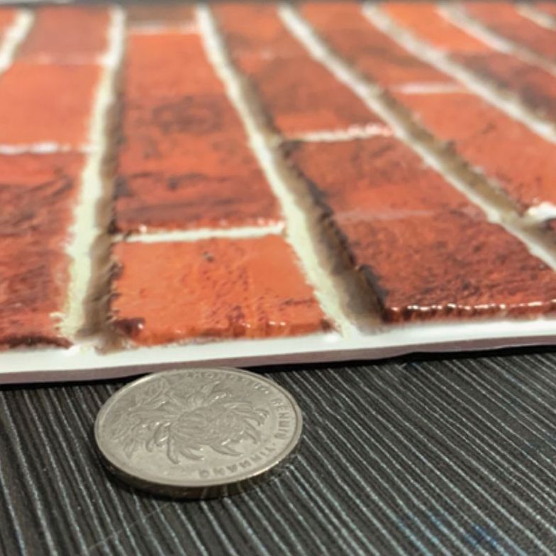 3D embossed splash guard panels plastic splash guard panels with waterproof