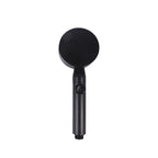 Metal Black Shower Head Self-Cleaning Standard Round Hand Shower