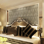 Modern Style Plastic Wall Panel Living Room Peel and Stick 3D Wall Covering