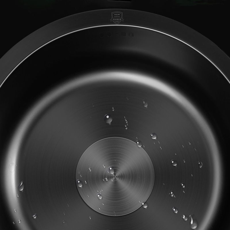 Classic Round Sink Stainless Steel Built-in Sink Non-Slip Round Basin for the Kitchen