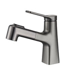 Contemporary Vessel Faucet Metal Single Handle Low Arc Vessel Faucet for the Bathroom