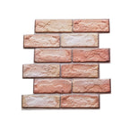 Modern 3D Brick Wall Panel Peel and Stick Waterproof Wall Covering