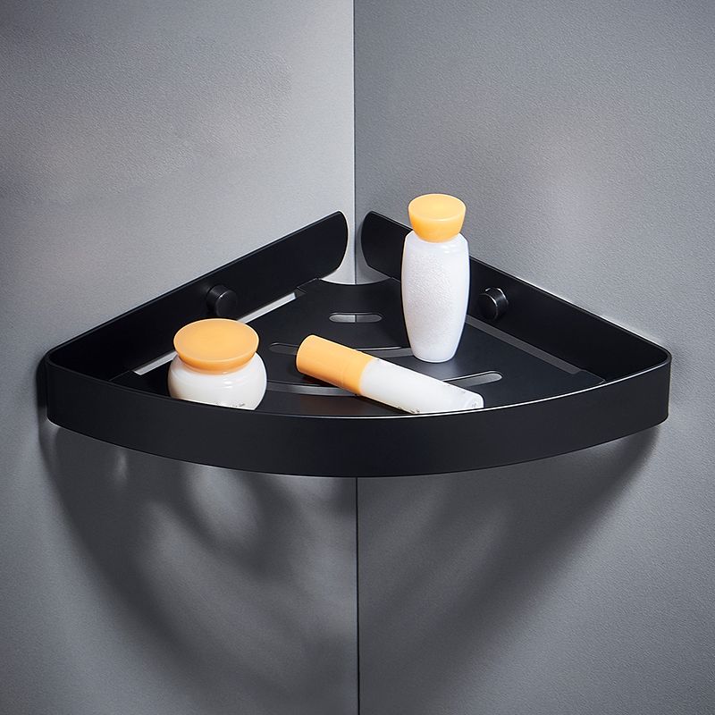 Silver/black Bathroom accessory set Modern 1/2/3 - Piece Bathroom shelf