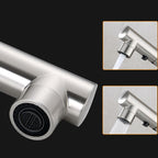 Contemporary Vessel Faucet Pull-Out Faucet with Single Lever Handle