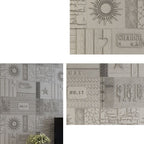 Peel and Stick Wall Ceiling 3D Embossed Wall Covering with Waterproof