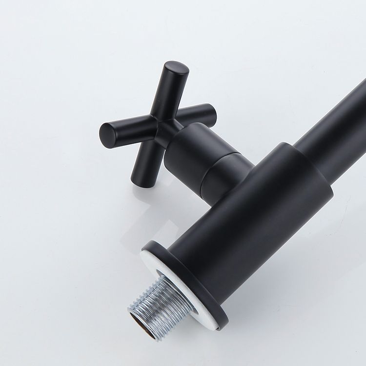Widely used wall-mounted bathroom sink faucet cross handle low arch faucet