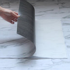 Square PVC flooring Peel & Stick stone design vinyl floor for the living room