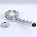 Modern Showerhead Adjustable Spray Pattern Round Showerhead
