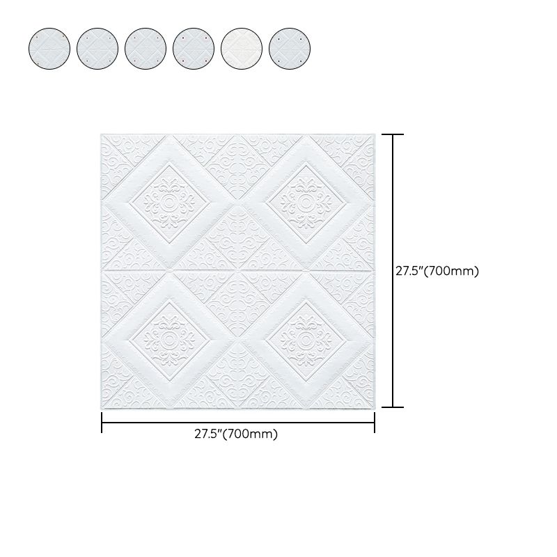 3D embossed interior wall covering Self-adhesive geometric texture wall covering