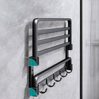 Modern black bathroom accessory set Towel holder Bathroom fittings
