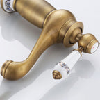 Low arch country vessel faucet single lever brass faucet for bathroom